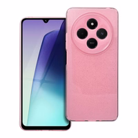 Caurspīdīgs viedtālruņa apvalks 2 mm BLINK Xiaomi Redmi 14C rozā