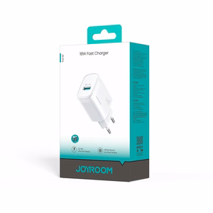 Lādētājs Joyroom JR-TF4 18W USB-A + USB-A uz Lightning Kabelis 1.0m balts