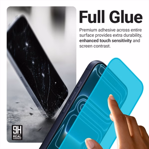 Crong EasyShield 2-Pack rūdīta stikla ekrāna aizsargi iPhone 17e / 16e / 14 / 13 / 13 Pro, 2 gab.