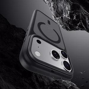 Benks Magnetic Mist Case Metal Frame (A069) для iPhone 17 Pro серый (Camera Control Button)
