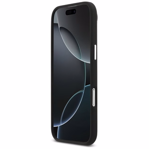 AMG silikona lielo rombu magnētiskais viedtālruņa apvalks iPhone Air - melns