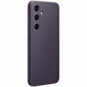 Samsung Vegan Leather viedtālruņa apvalks Samsung Galaxy S24 Plus tumši violets
