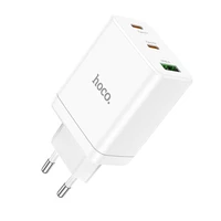 Lādētājs Hoco 2 x USB C + USB A QC3.0 PD 3A 35W N33 balts