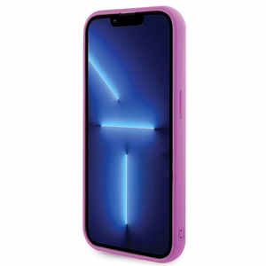 Guess Disko Metāla Uzraksts viedtālruņa apvalks iPhone 15 Pro - rozā