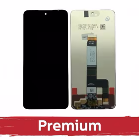 LCD displejs saderīgs ar Xiaomi Redmi 13 4G / Redmi 13 5G / Poco M6 4G melns OEM