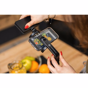 FORCEL L F-GRIP S150XL selfie statīvs ar bezvadu tālvadības tripodu - melns