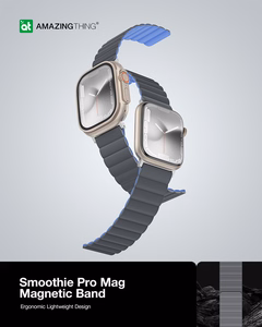 Amazing Thing Ремешок Smoothie Mag AWSPMGB для Apple Watch 49/45/41 серый