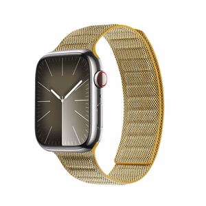 Crong Melange magnētiska siksniņa Apple Watch 38 / 40 / 41 / 42 mm, dzeltena melanža