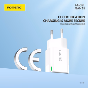 Foneng Lādētājs GAN35 GaN - 2x Type-C - PD 35W 3A balts