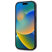 DKNY Vienkāršs logotips Magnētiskais viedtālruņa apvalks iPhone 14 Pro - melns