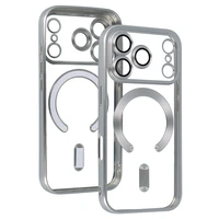 Metālisks Magsafe maciņš iPhone 17 Pro Max sudrabs