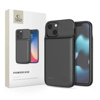 Tech-Protect PowerCase iPhone 12 mini / 13 mini ar 4700mAh portatīvo lādētāju - melna