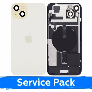 Aizmugurējais vāciņš saderīgs ar Apple iPhone 15 Plus / dzeltens / (Service Pack)