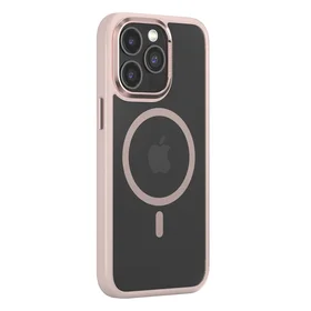 Viedtālruņa apvalks Comma Joy Elegant Mag iPhone 15 Plus rozā