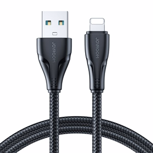 Joyroom Surpass Series A11 USB-A / Lightning 2.4A kabelis 2 m - melns