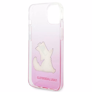 Viedtālruņa apvalks Karl Lagerfeld KLHCP14MCFNRCPI iPhone 14 Plus 6.7\" rozā / rozā Choupette Fun
