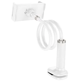 HOCO regulējams galda turētājs ar skavu HD10 balts