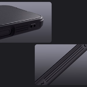 Nillkin CamShield Pro iPhone 16 Pro viedtālruņa apvalks (melns)