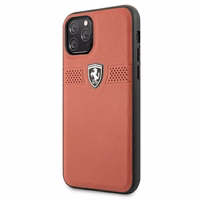 Ferrari FEOBAHCN58RE iPhone 11 Pro 5.8" sarkans/sarkans cietais apvalks Off Track Leather