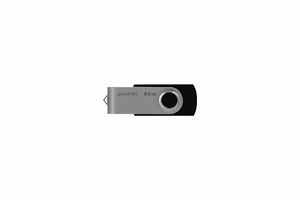Флешка Goodram UTS2 64 GB USB Type-A 2.0 чёрно-серебряная