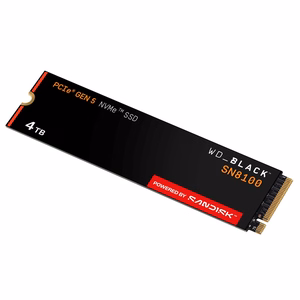 Western Digital Black SN8100 4 TB M.2 PCI Express 5.0 NVMe TLC 3D NAND