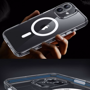 ESR Classic Pro Komplekts Halolock Magnētiskais viedtālruņa apvalks iPhone 16 - Caurspīdīgs