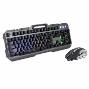 Rebeltec vadu komplekts: LED tastatūra + pele INTERCEPTOR spēlētājiem