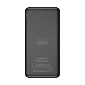 Kruger&Matz 20 000 mAh Li-pol ārējais akumulators ar QC un PD