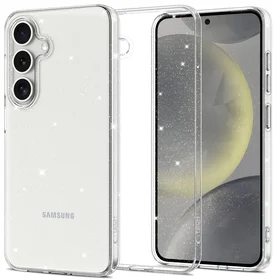 Tech-Protect FlexAir Viedtālruņa apvalks Samsung Galaxy S25 - Caurspīdīgs-mirdzošs
