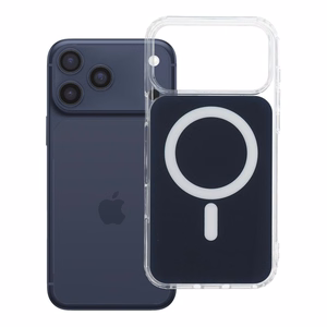 Aizsargvāciņš ierīcei iPhone 18 Pro Max / 17 Pro Max: Clear Fusion Mag Cover, saderīgs ar MagSafe, krāsa – tumši jūras zila