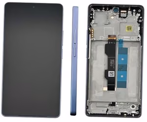 LCD ekrāns Xiaomi Redmi Note 13 Pro 4G/Poco M6 Pro 4G ar skārienekrānu ar rāmi Lavender Purple oriģināls (service pack)