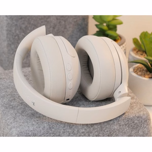 HOCO bezvadu austiņas bluetooth ANC W54 pienbalts