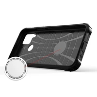 Hybrid Armor viedtālruņa apvalks Realme 10 5G / Realme 9i 5G bruņu hibrīda apvalks melns