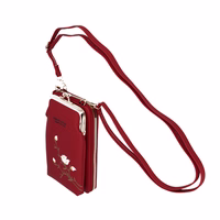 Adīts maciņš telefonam GCW17 sarkans