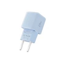 Tech-Protect NCM25 USB-C PD 25W sienas lādētājs - zils
