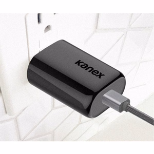 Kanex GoPower 18 W USB-C sienas lādētājs, melns