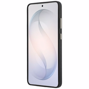 Guess maciņš Grained Big 4G Metal Logo priekš Samsung Galaxy S26 Ultra melns