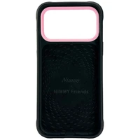 Nimmy Glasses Cool Cat viedtālruņa apvalks iPhone 17 Pro - melns