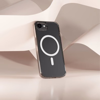 Puro TPU+PC viedtālruņa apvalks "LITE MAG" ar magnētisko iPhone 16E, caurspīdīgs