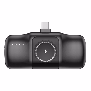 Внешний аккумулятор Wozinsky (WF16-YCS) USB-C + зарядка Apple Watch 5000mAh (20W) чёрный