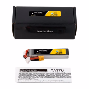 Lipo Tattu 2s 650 mAh 95C 7,6 V HV akumulators ar XT30 savienojumu, garā versija