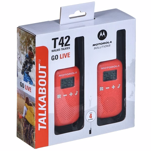 Motorola Talkabout T42 dubultpakete sarkana