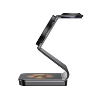 Tech-Protect QI15W-A29 3-in-1 induktīvais lādētājs ar MagSafe viedtālrunim / Apple Watch / AirPods - Melns