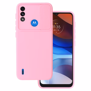 Camshield Soft viedtālruņa apvalks Motorola Moto E7 Power/E7i Power gaiši rozā