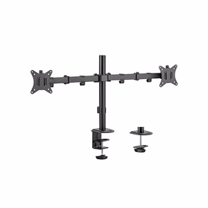 Gembird MA-D2-01 monitor mount / stand 81.3 cm (32") Desk melns