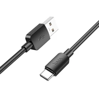 Kabelis USB A uz USB C Hoco PD 2,4A 27W 1 m X96 melns