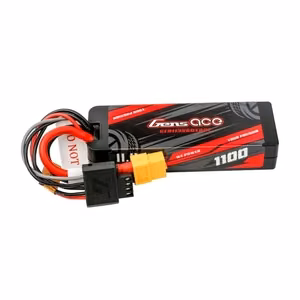 Lipo Gens ace G-Tech 1100 mAh 11,1 V 3S1P 60C GRP-76 cietā korpusa akumulators ar XT60 savienotāju