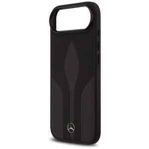 Mercedes Leather The Move Magnētiskais apvalks MagSafe viedtālrunim iPhone 17 Air - melns