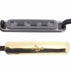 Charging connector maciņš Samsung G900F S5 zeltains