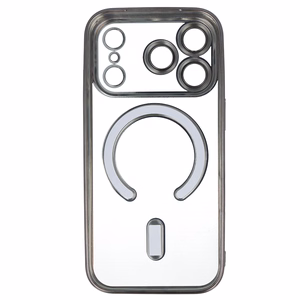 Металлический чехол MagSafe для iPhone 17 Pro Max титановый